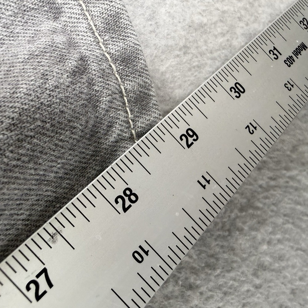 Levis 501 Original Straight Leg Jeans Mens 34x29 Light Grey Button Fly Denim - Picture 4 of 12